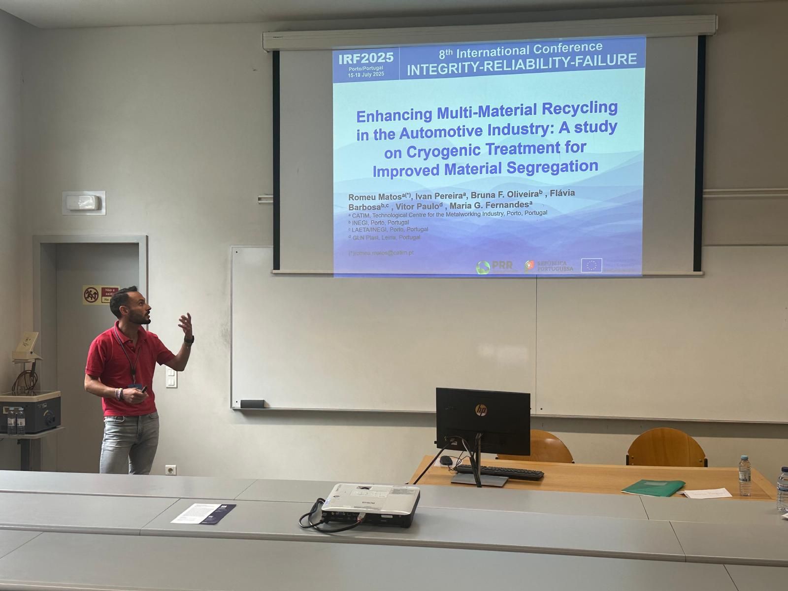 CATIM na 8.ª Conferência Internacional IRF – Integrity-Reliability-Failure