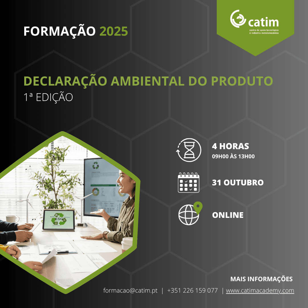 Declaração Ambiental de Produto (DAP)”, 31 de outubro!