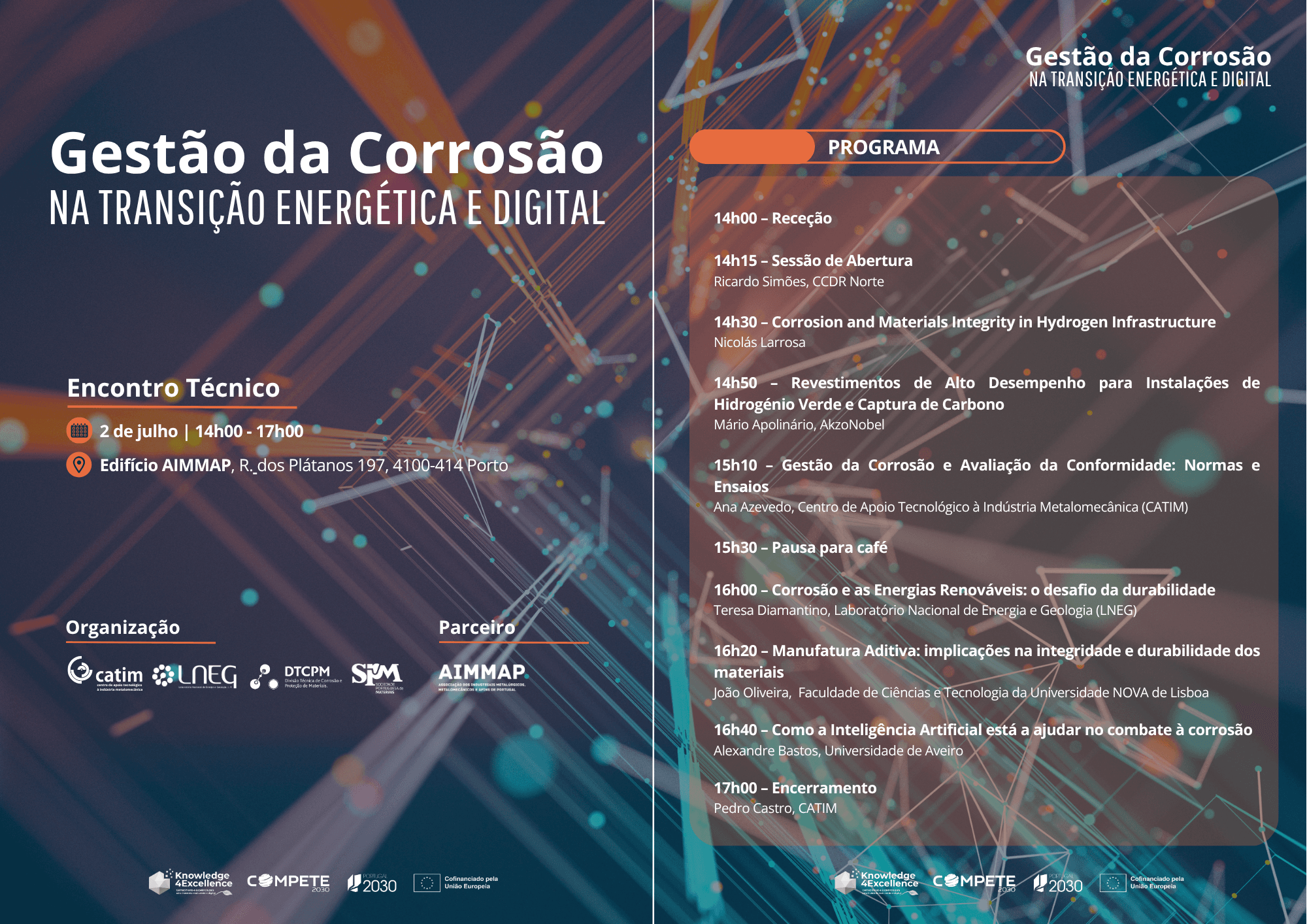  Encontro Técnico: Gestão da Corrosão na Transição Energética e Digital