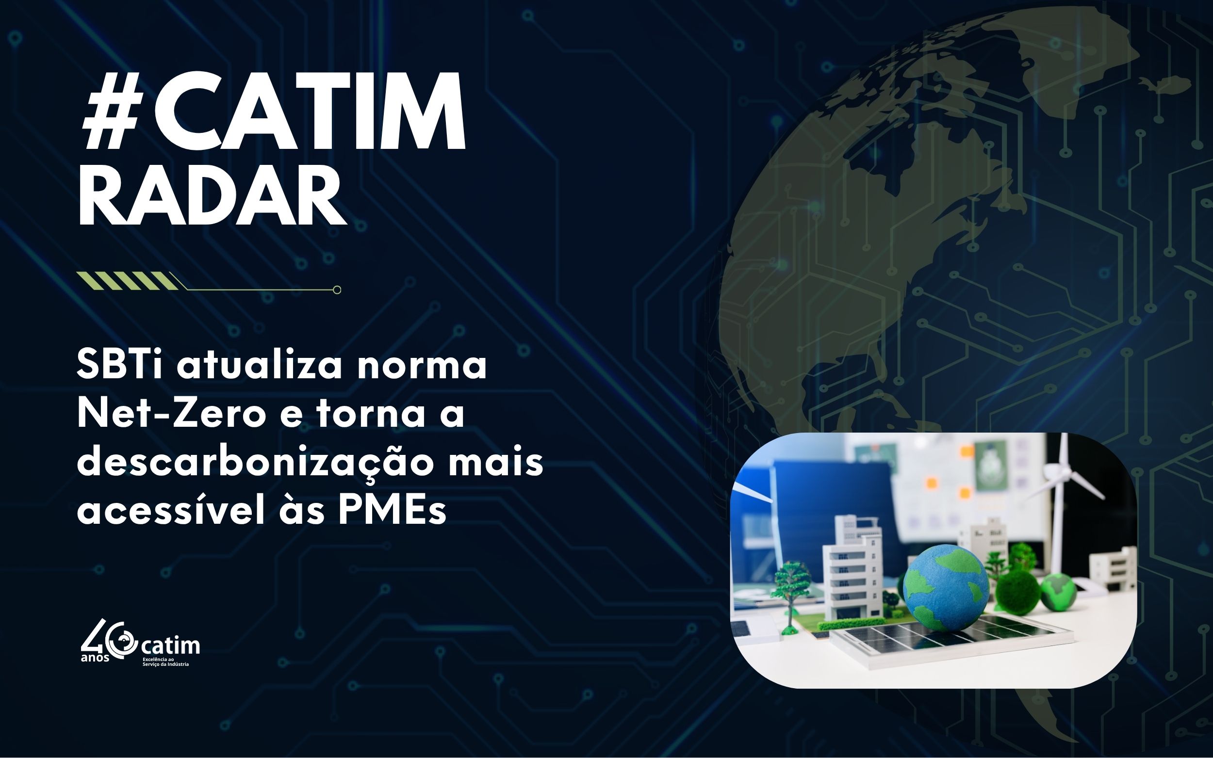 SBTi atualiza norma Net-Zero e torna a descarbonização mais acessível às PMEs