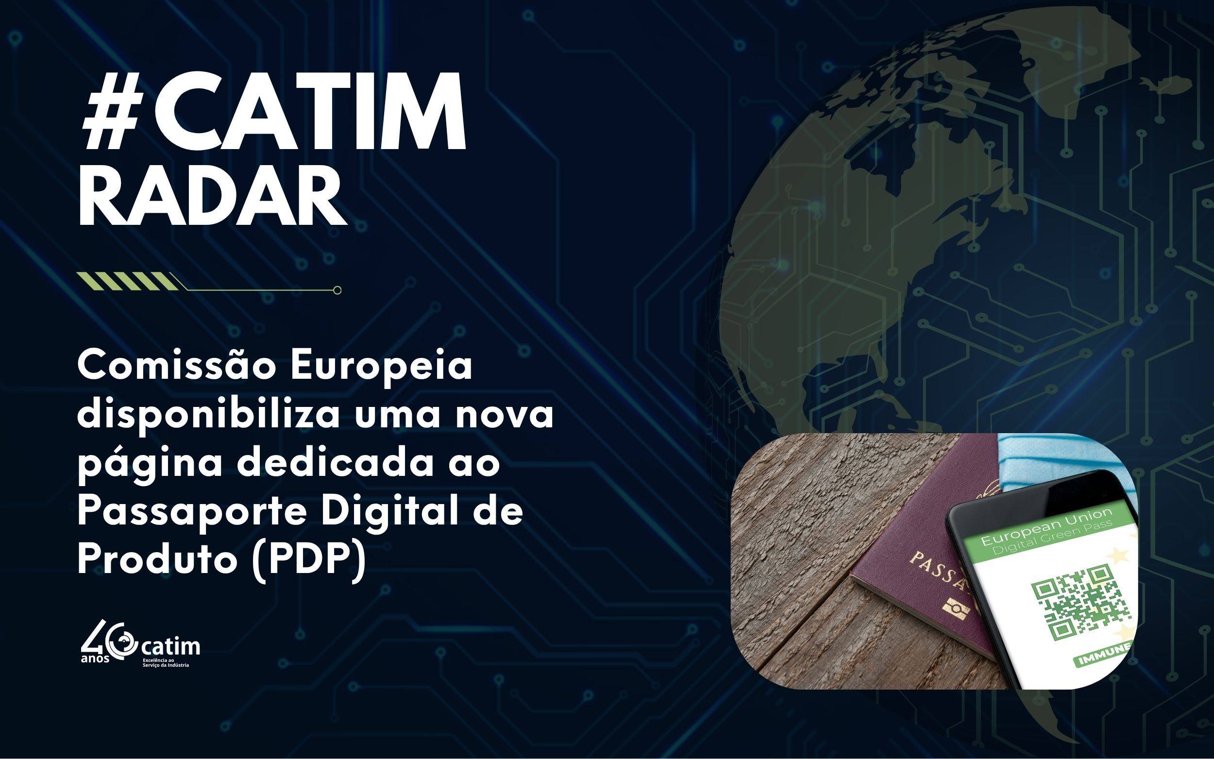 Comissão Europeia disponibiliza uma nova página dedicada ao Passaporte Digital de Produto (PDP)